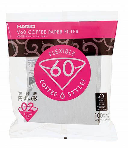 Paper filter pack for the Hario V60 Dripper Kasuya Model